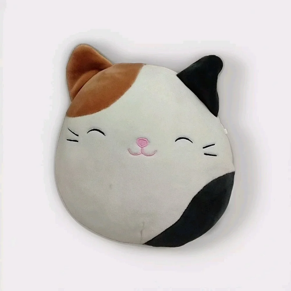 Squishmallows Cam the Calico Cat Plush Unisex 8 Inch White Black Brown Cat